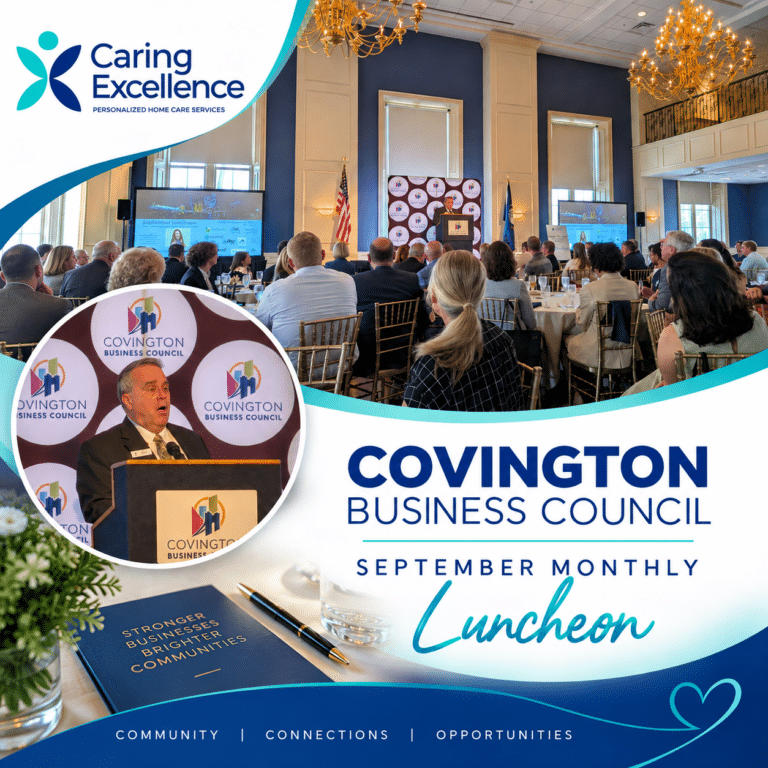 Caring Excellence Connects with the Community at Covington Business Council Luncheon